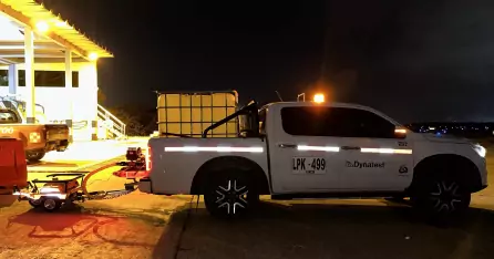 GripTester evaluating pavement